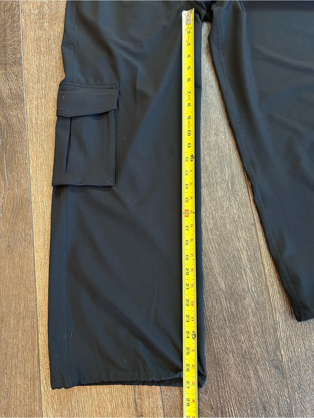 SPANX Wide Leg Cargo Pants, Black Small Petite S/P - Picture 7 of 9